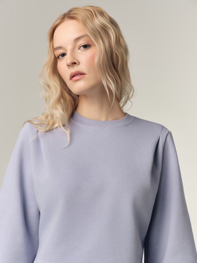 Women's polo neck shirt CONTE LD 3386, s.170-88, denim blue - 3