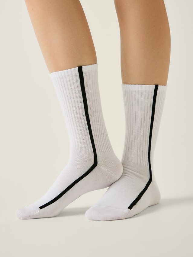 Women's socks CONTE ELEGANT ACTIVE, s.23-25, 965 white - 2
