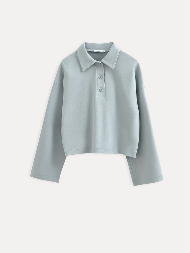 Women's polo neck shirt CONTE LD 3458, s.170-84, blue - 5