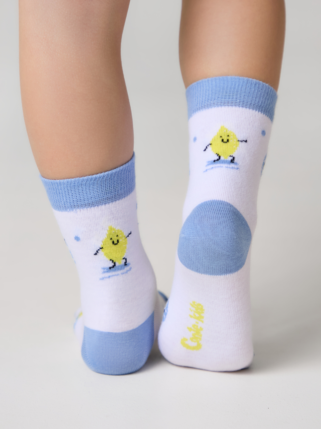 Children's socks CONTE-KIDS TIP-TOP, s.12, 1030 white - 2