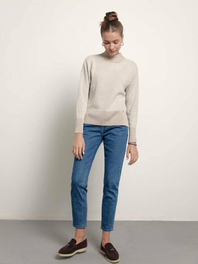 Denim trousers CONTE ELEGANT CON-362, s.170-102, mid blue - 5