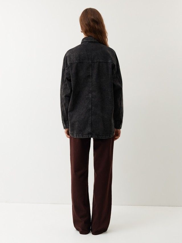 Denim windbreaker CONTE CON-984, s.170-88-94, washed black - 5