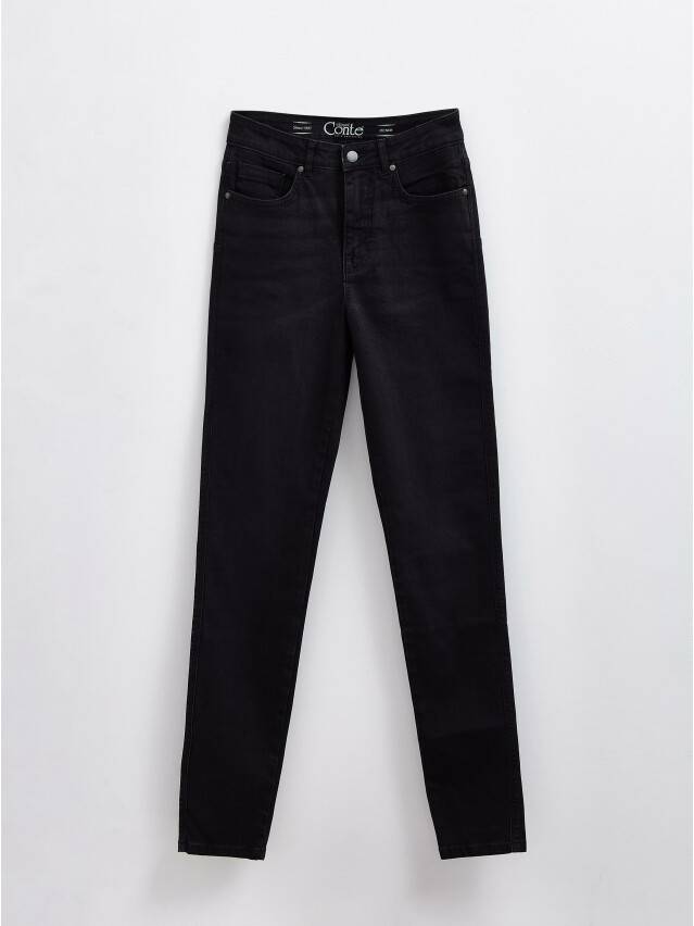 Denim trousers CONTE ELEGANT CON-391, s.170-102, washed black - 1