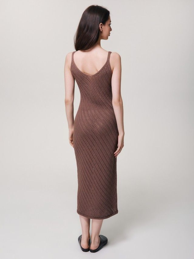 Women's dress CONTE ELEGANT LDK2570, s.170-84-90, brown - 4