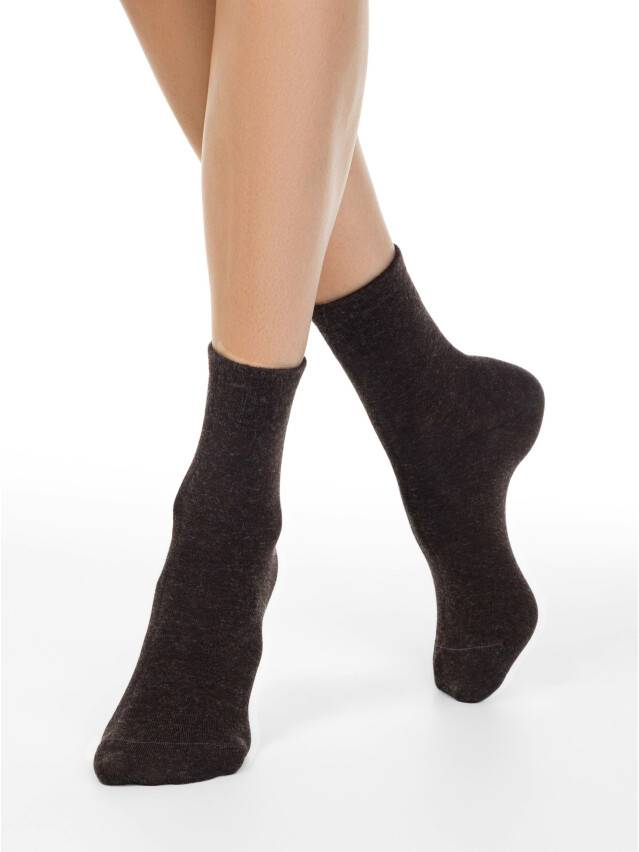 Women's socks CONTE ELEGANT COMFORT, s.23, 000 chocolate - 1