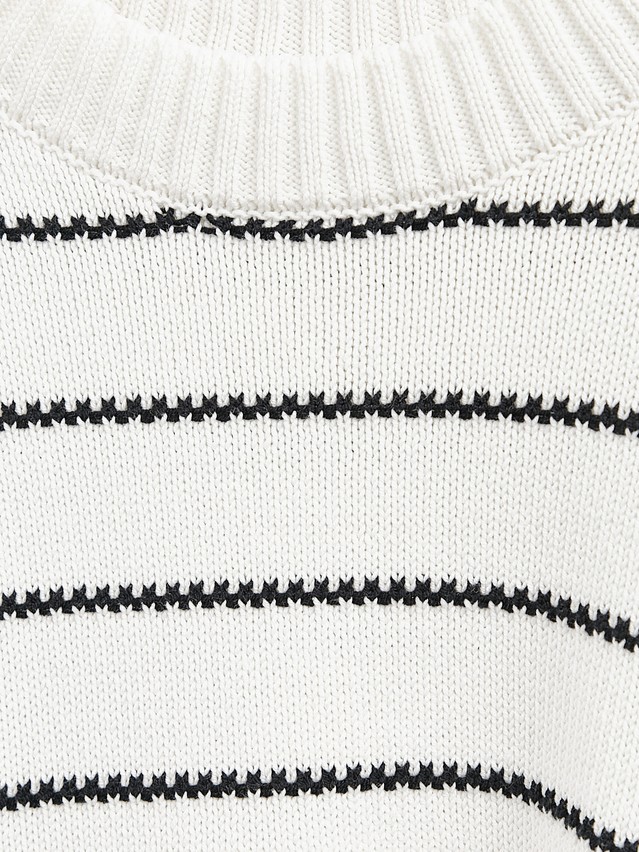Women's pullover CONTE ELEGANT LDK24114, s.170-84, ecru-black - 7