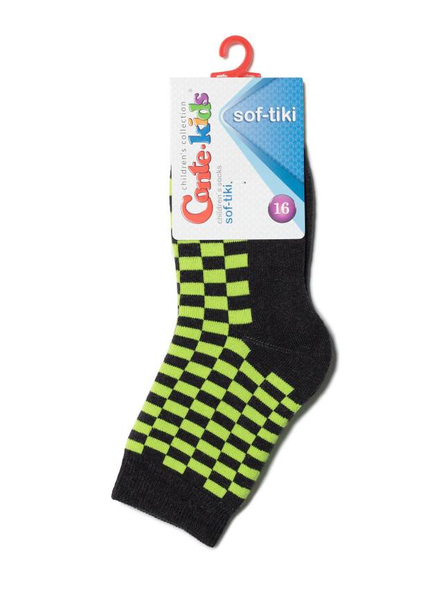Children's socks CONTE-KIDS SOF-TIKI, s.24-26, 226 lettuce green - 2