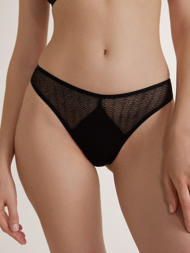 Women's panties CONTE ELEGANT WAVE LBR 2976, s.90, black - 1