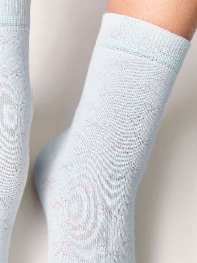 Children's socks CONTE-KIDS CLASS, s.21-23, 611 pale turquoise - 5