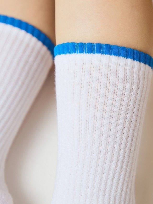 Children's socks CONTE-KIDS ACTIVE, s.16, 1021 white-blue - 2