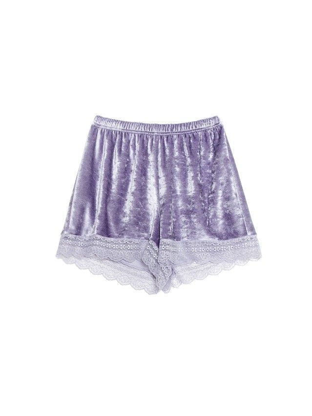 Velour shorts for home VELVET LOUNGEWEAR LHW 1009, s.170-90, grey-lilac - 3