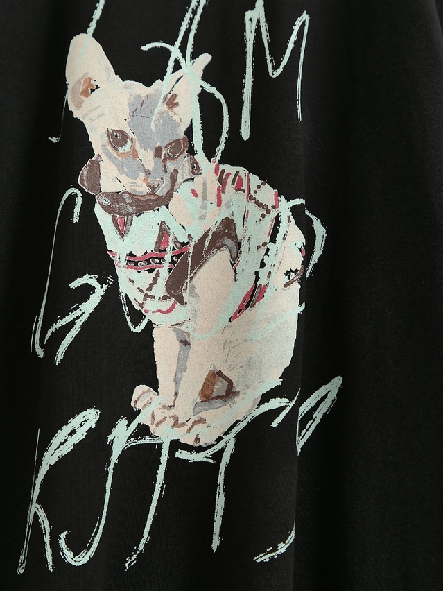 Women's polo neck shirt CONTE ELEGANT LD 3036, s.170-92, black-kitty - 8