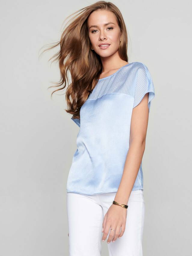 Women's blouse LBL 1094, s.170-84-90, light blue - 1