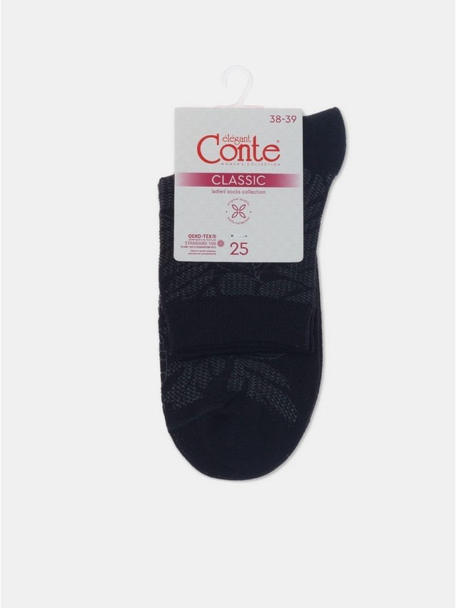 Women's socks CONTE ELEGANT CLASSIC, s.23, 530 black - 5