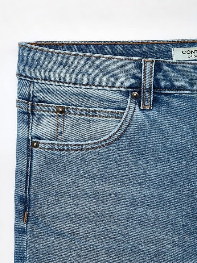 Denim trousers CONTE ELEGANT CON-722, s.170-102, blue - 10