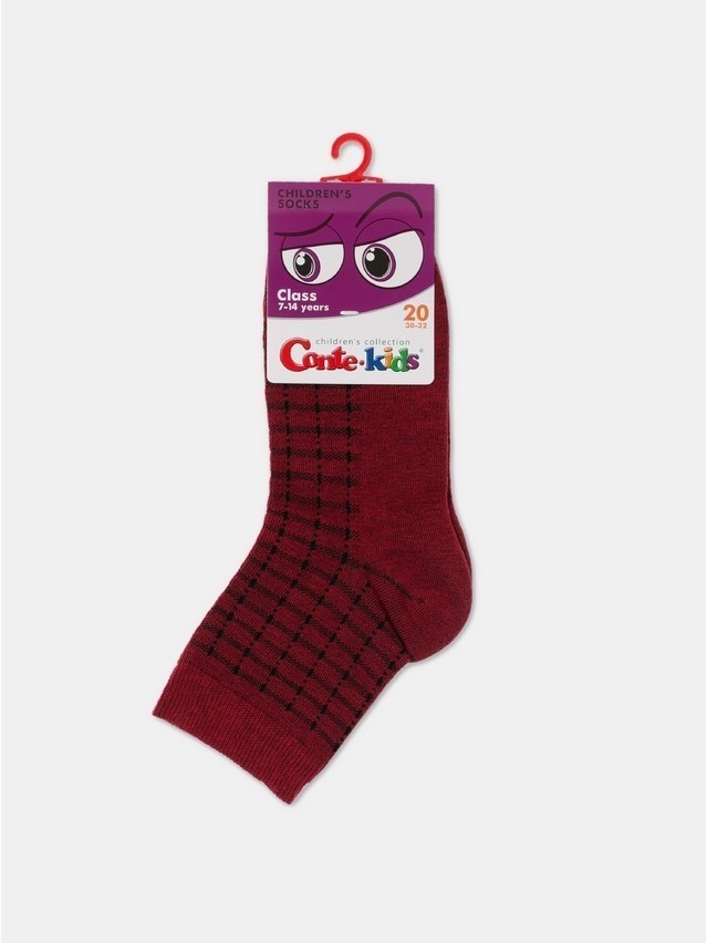 Children's socks CONTE-KIDS CLASS, s.16, 927 wine-coloured - 7