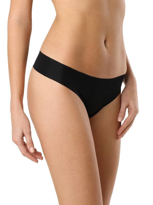 Panties for women INVISIBLE LST 978 (packed in mini-box),s.90, black - 1
