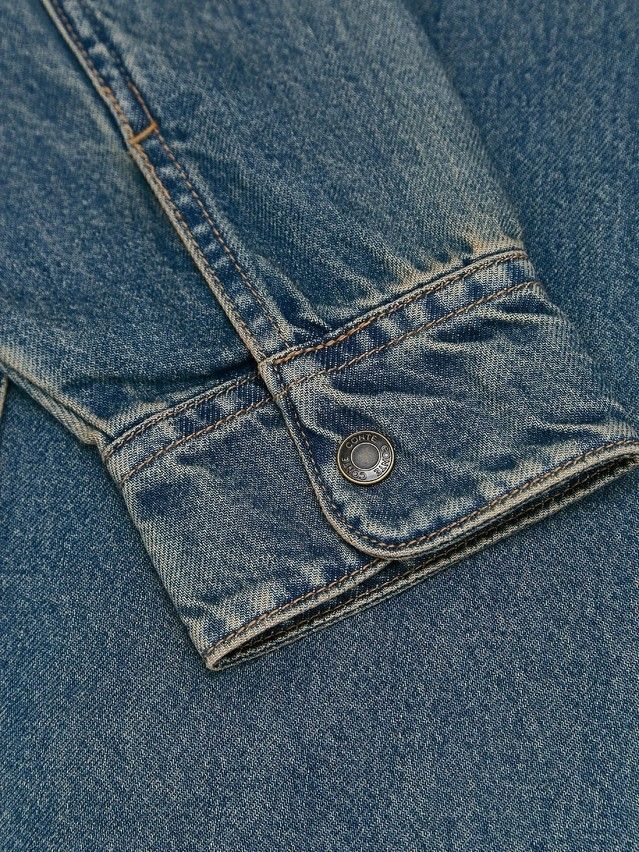 Denim windbreaker CONTE CON-944, s.170-88-94, blue tint - 14