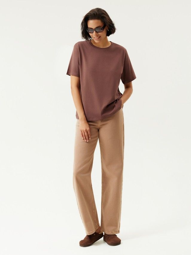 Women's jumper CONTE ELEGANT BASIC COLLECTION LD 5025, s.170-100, chocolate - 1