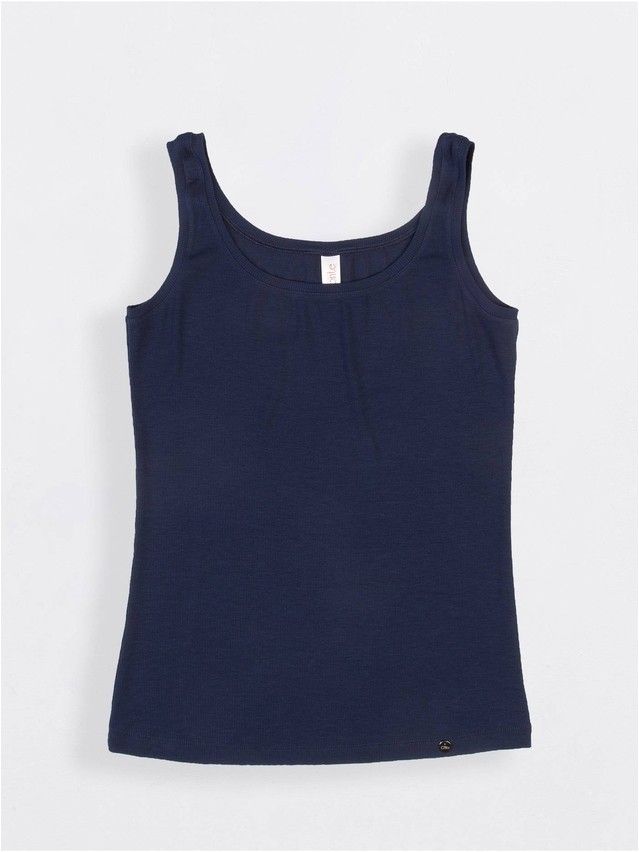 Women's polo neck shirt CONTE ELEGANT LD 716, s.170-100, dark blue - 1