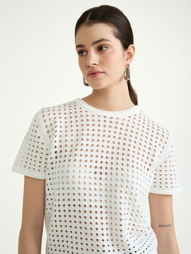 Women's pullover CONTE ELEGANT LDK2441, s.170-88, ecru - 3