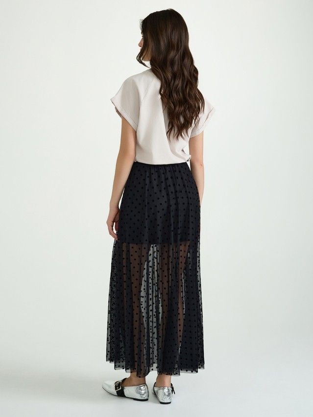 Women's skirt CONTE ELEGANT LU 2988, s.170-90, black-dots - 2
