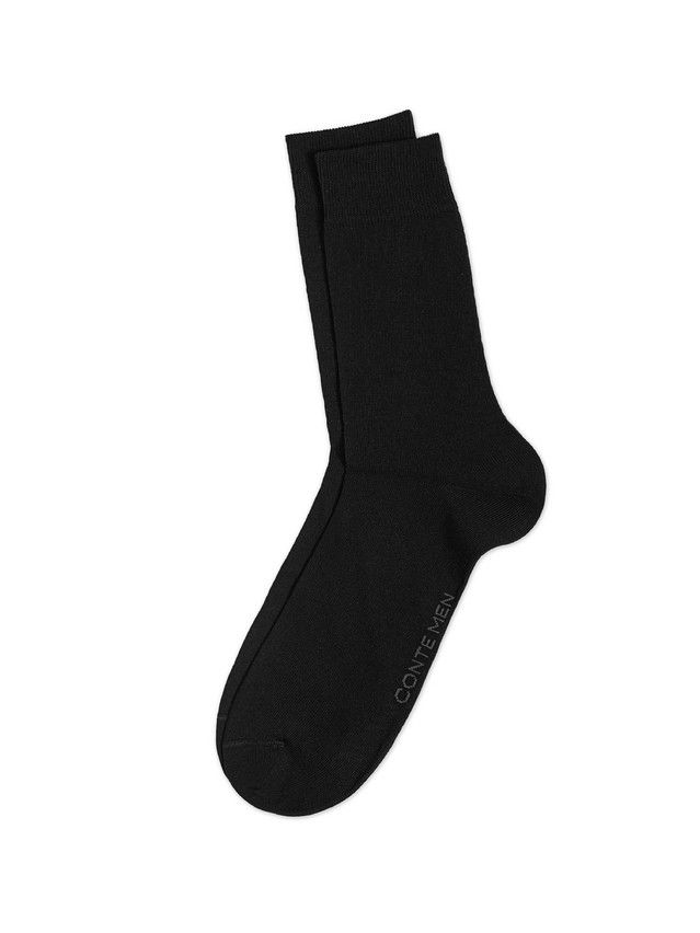 Men's socks CONTE, s.25, 000 black - 3