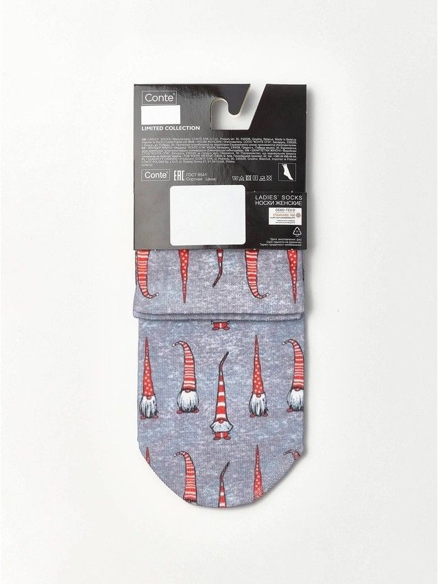 Women's socks CONTE ELEGANT FANTASY, s.23-25, 504 grey - 5