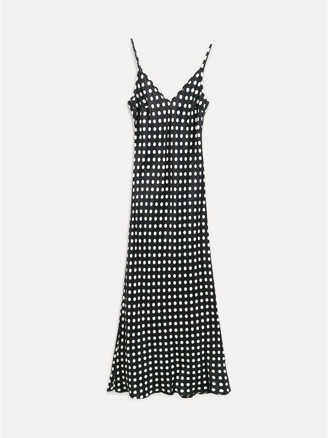 Women's gown CONTE ELEGANT LPL 2613, s.170-84-90, black-white dots - 4