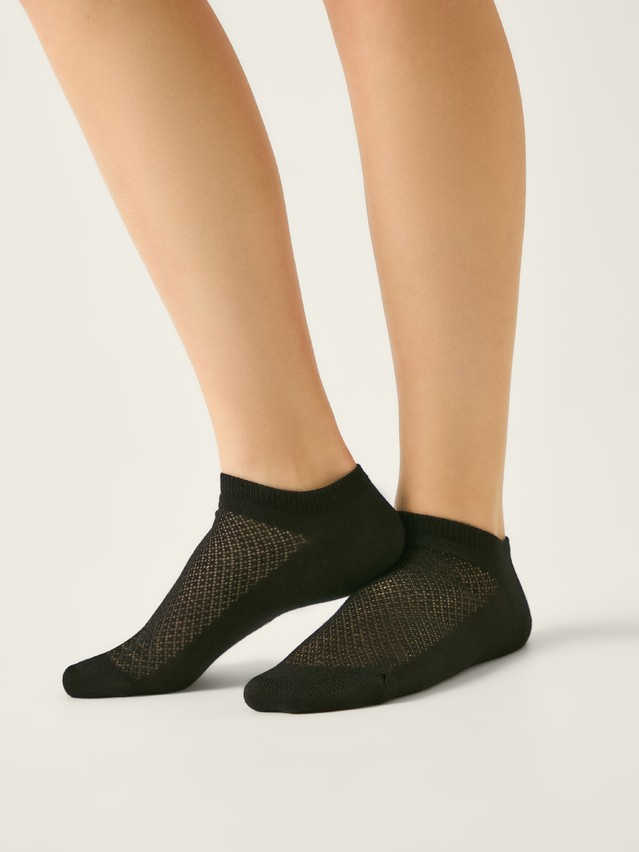 Women's socks CONTE ELEGANT ACTIVE, s.23-25, 961 black - 2