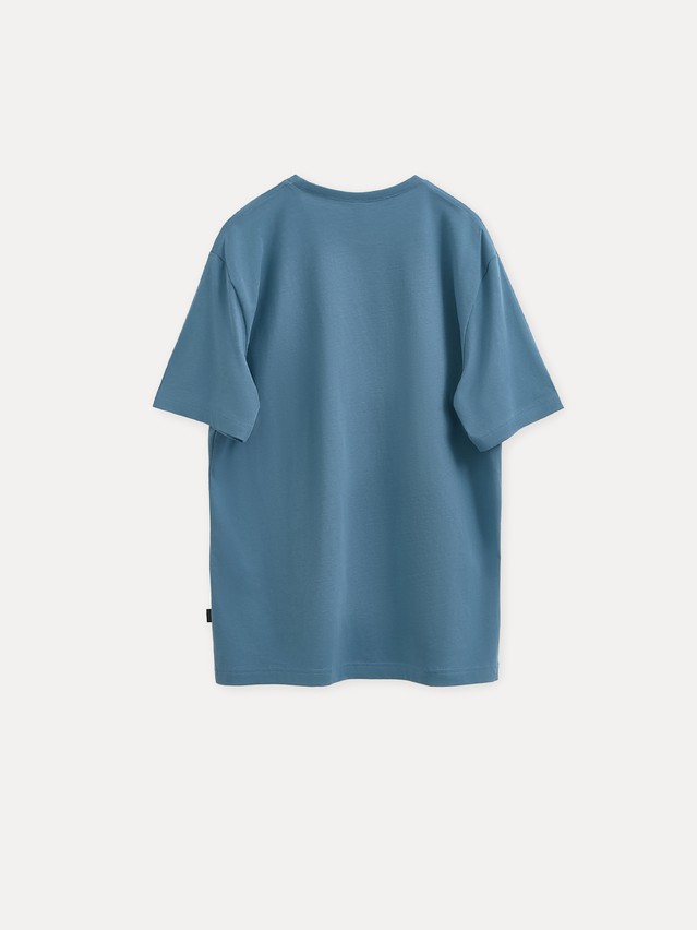 Men's polo neck shirt DIWARI BASIC MEN MD 4027, s.176,182-92, blue - 4