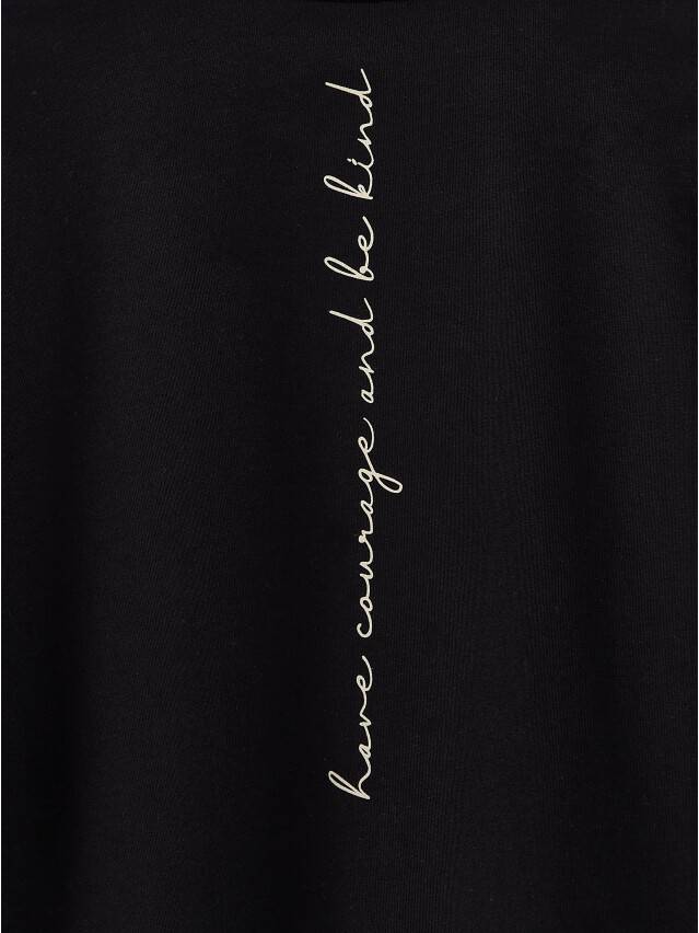 Women's polo neck shirt CONTE ELEGANT LD 1409, s.170-92, black - 4