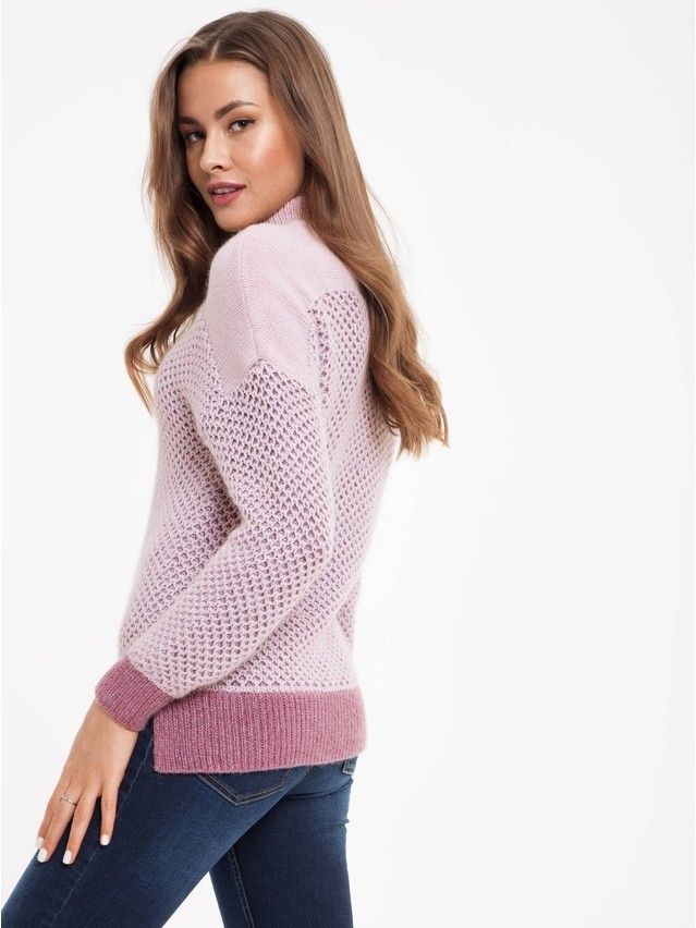 Women's polo neck shirt CONTE ELEGANT LDK039, s.170-84, lilac - 2
