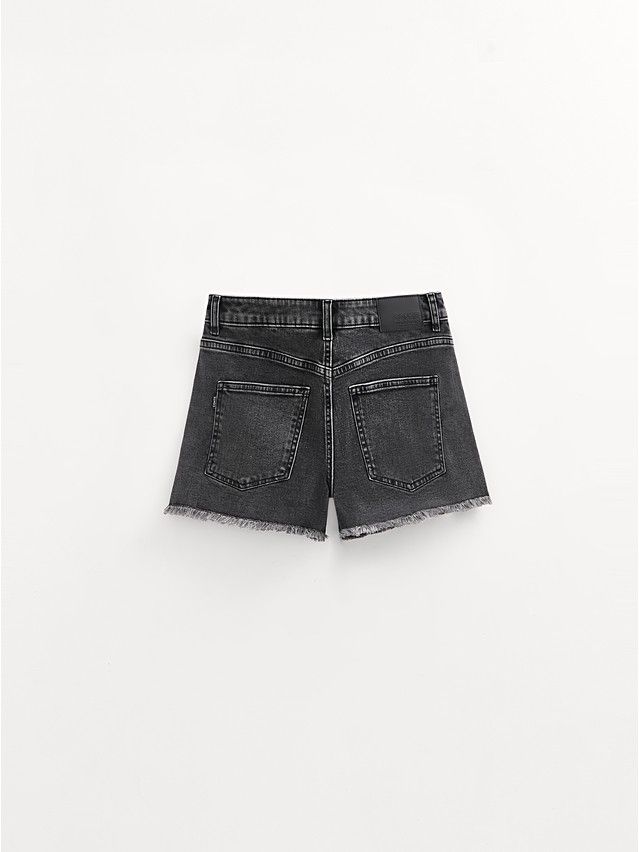 Denim shorts CONTE ELEGANT CON-756, s.170-90, black - 8