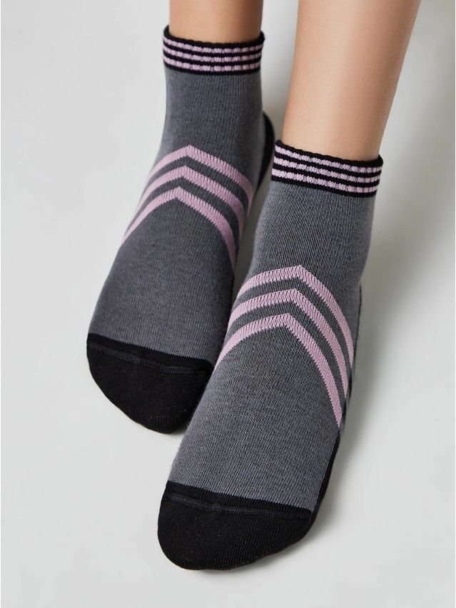 Children's socks CONTE-KIDS ACTIVE, s.16, 955 grey-light pink - 2