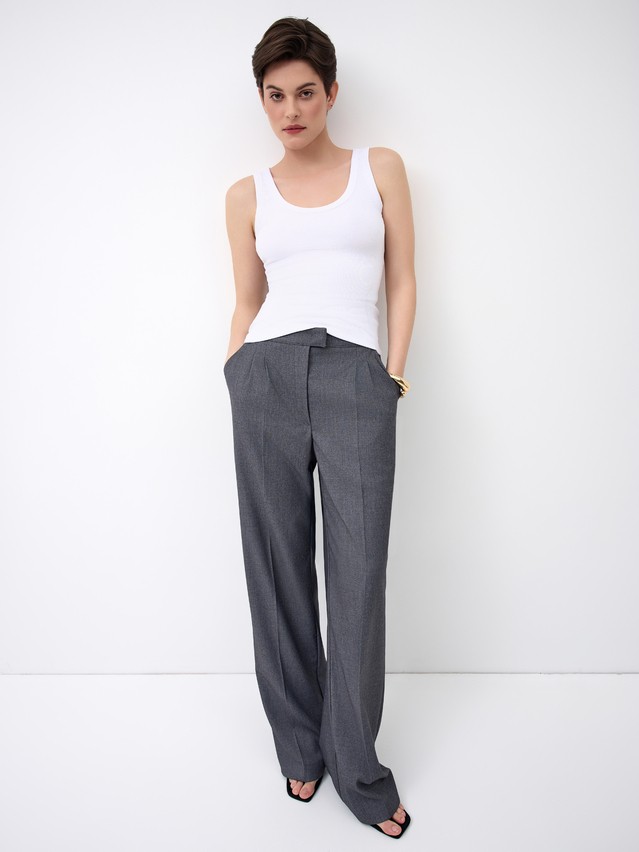 Women's trousers CONTE LBK 3257, s.164-84-90, graphite - 9