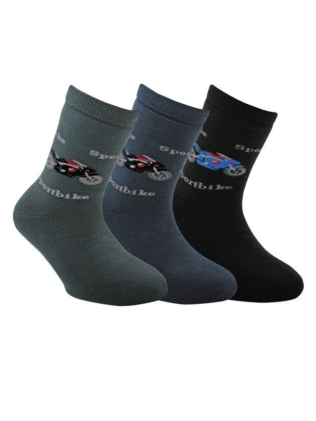 Children's socks CONTE-KIDS SOF-TIKI, s.33-35, 093 black - 1