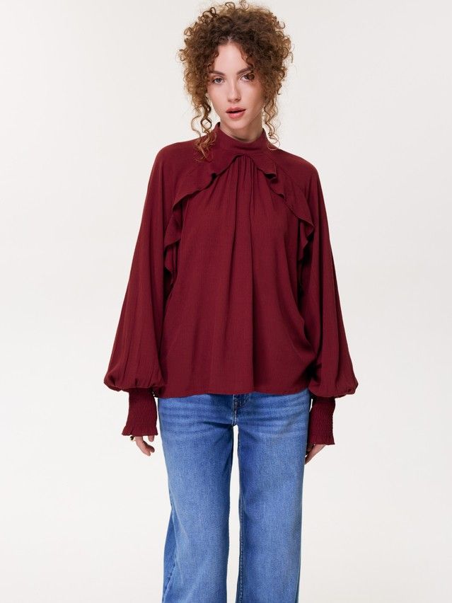 Women's blouse CONTE LBL 3476, s.170-84-90, terracotta - 4