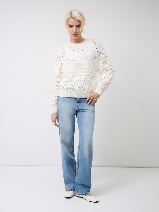 Women's pullover CONTE ELEGANT LDK24111, s.170-84, ecru - 4