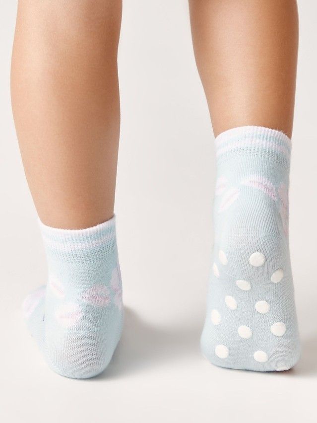Children's socks TIP-TOP (anti-slip),s.18-20, 475 pale turquoise - 3