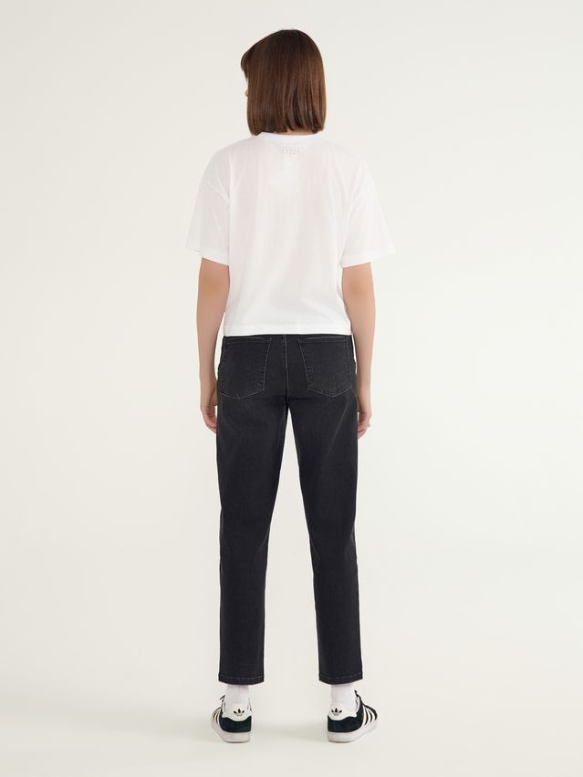 Women's polo neck shirt CONTE ELEGANT LD 3032, s.170-92, white-monaco - 2