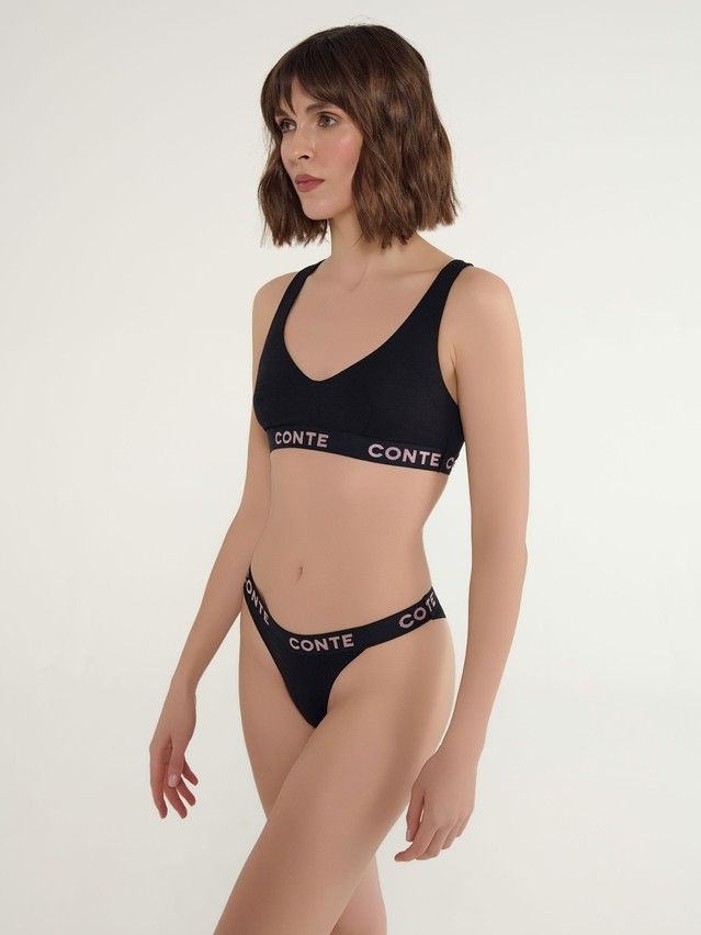Women's bustier CONTE ELEGANT COMFY LINE LBE 2989, s.170-88, black-pink - 3