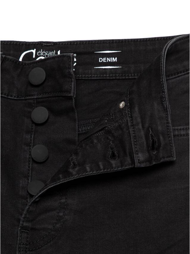 Denim trousers CONTE ELEGANT CON-352, s.170-102, washed black - 10