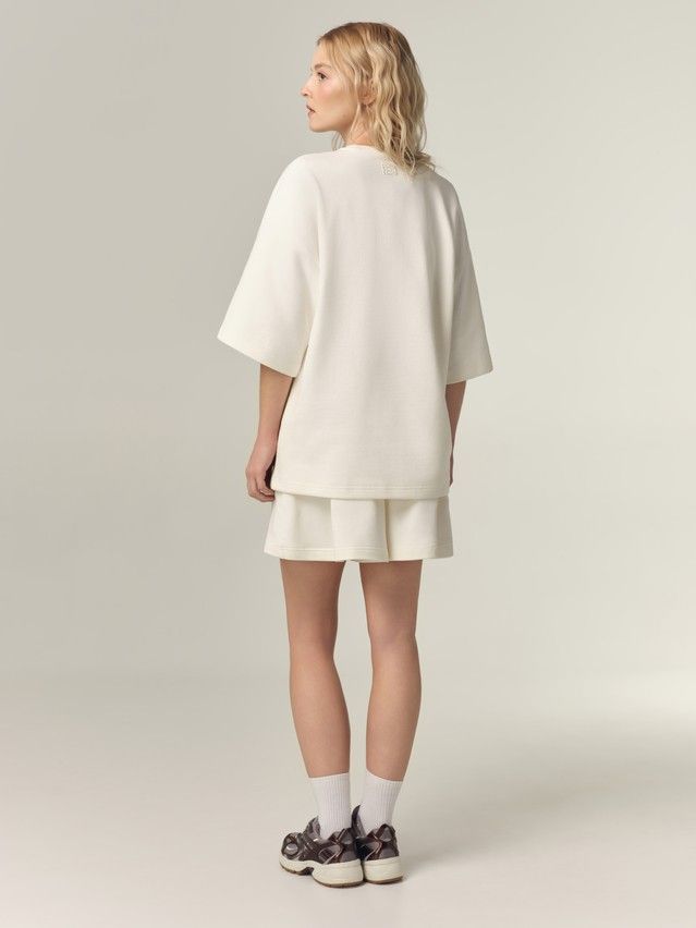 Women's polo neck shirt CONTE LD 3387, s.170-88, ecru - 2