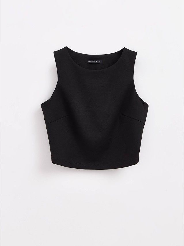 Women's polo neck shirt CONTE ELEGANT LD 1624, s.170-92, black - 4