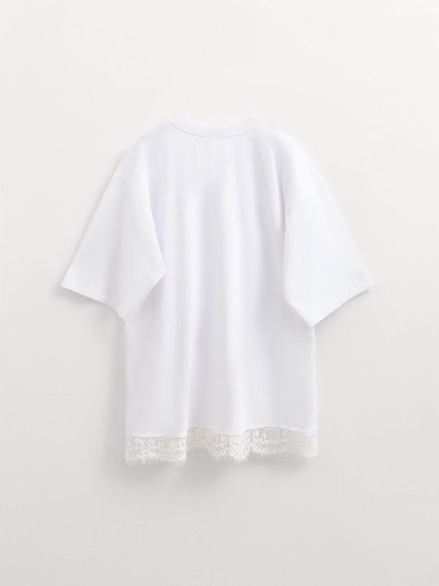 Women's polo neck shirt CONTE ELEGANT LD 3083, s.170-84, white - 2