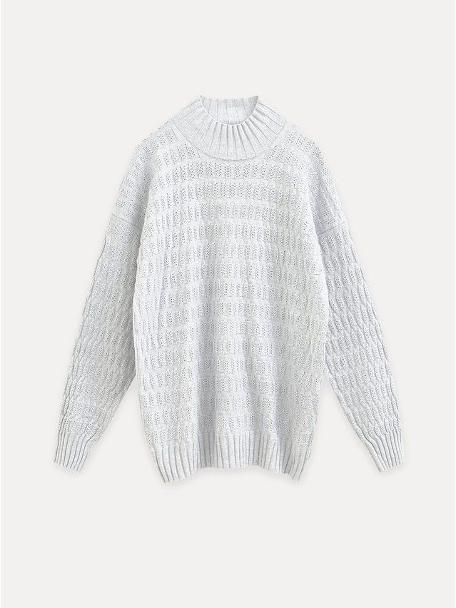 Women's pullover CONTE ELEGANT LDK24105, s.170-84, light gray melange - 5