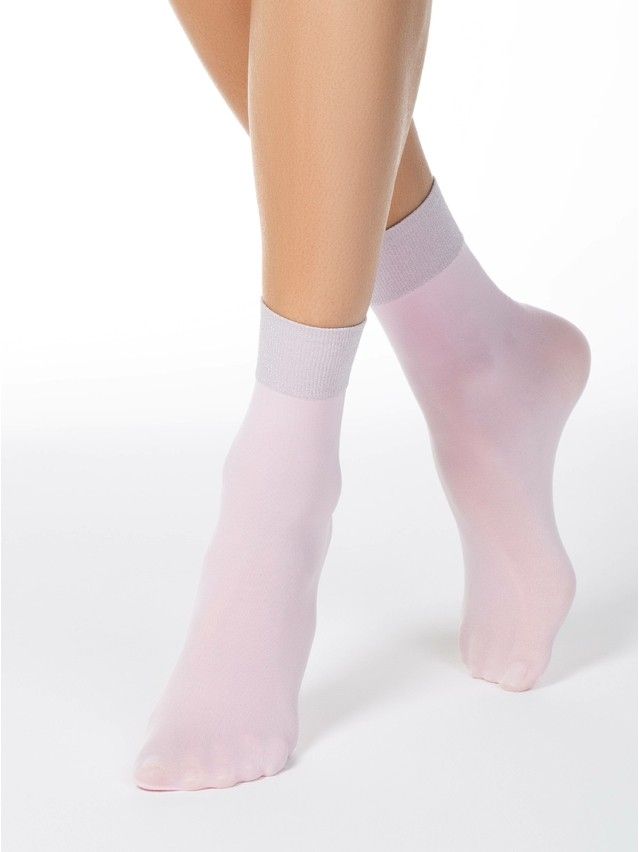 Women's socks CONTE ELEGANT FANTASY, s.23-25, light pink - 1
