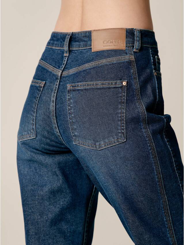 Denim trousers CONTE ELEGANT CON-407, s.170-102, blue - 1