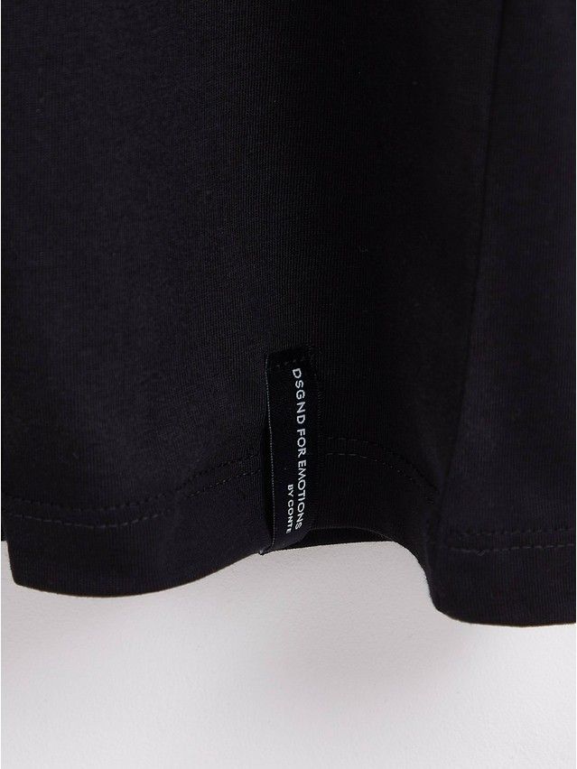 Women's polo neck shirt CONTE ELEGANT LD 1737, s.170-92, black - 6